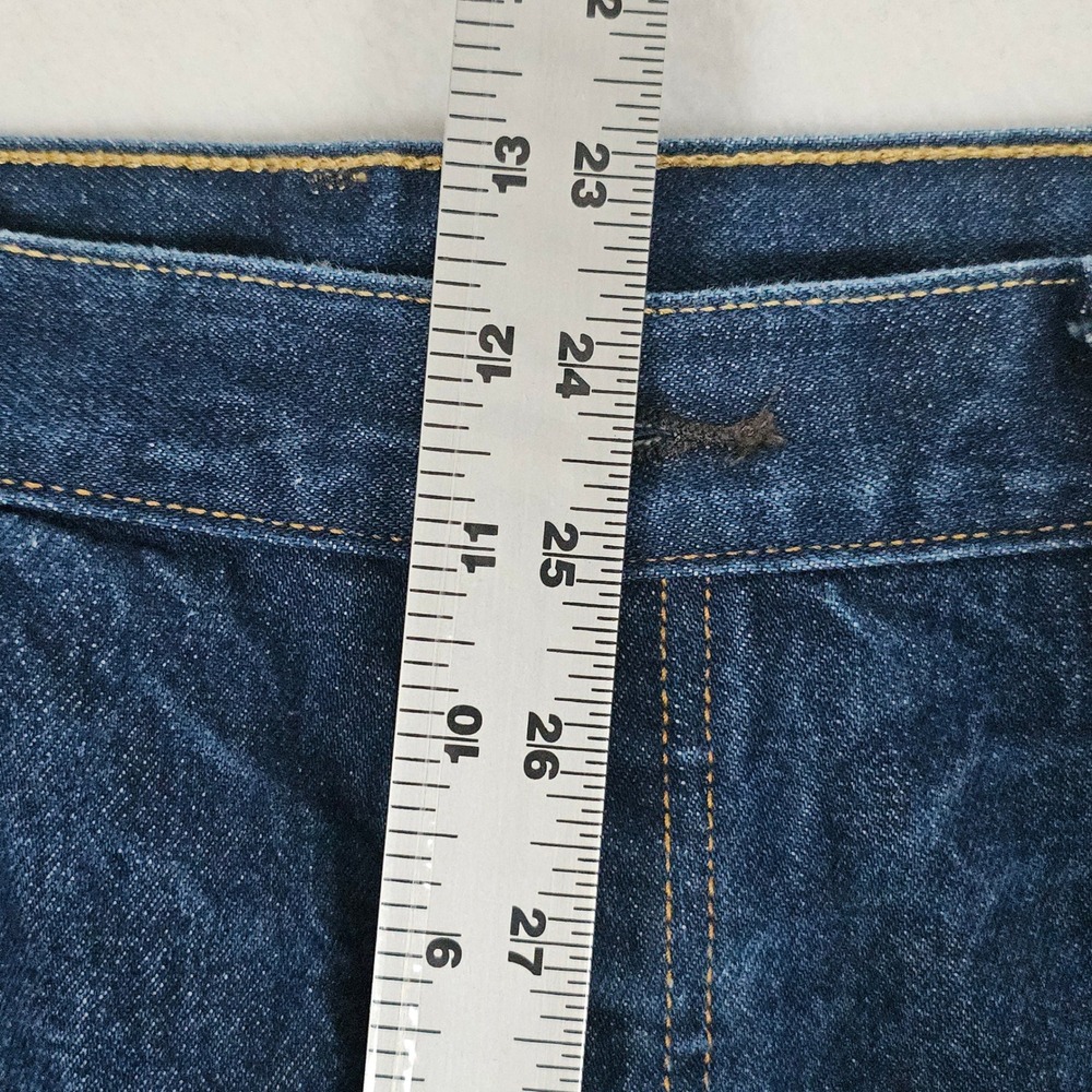 Levis 501 Original Fit Jeans Mens 38x30 Dk Wash Blue Denim Button Fly 005010000 - Picture 4 of 12